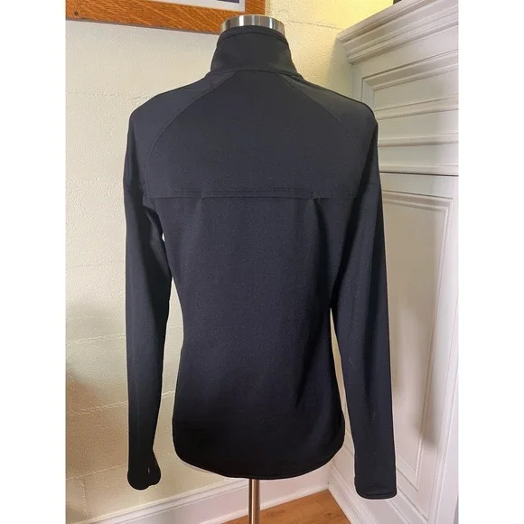 Fabletics Jacket Women M Black Full Zip Vent Pockets Athletic Performance Pocket - Picture 4 of 8
